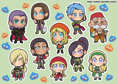DQXI Sticker Sheet [2023]